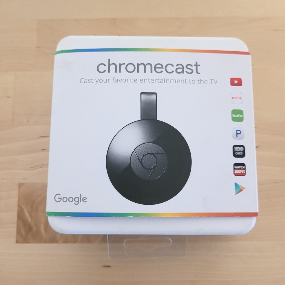 Google Chromecast 2nd Gen Media Streamer OS One Size Black NC2-6A5 HDMI Tested - Picture 2 of 9